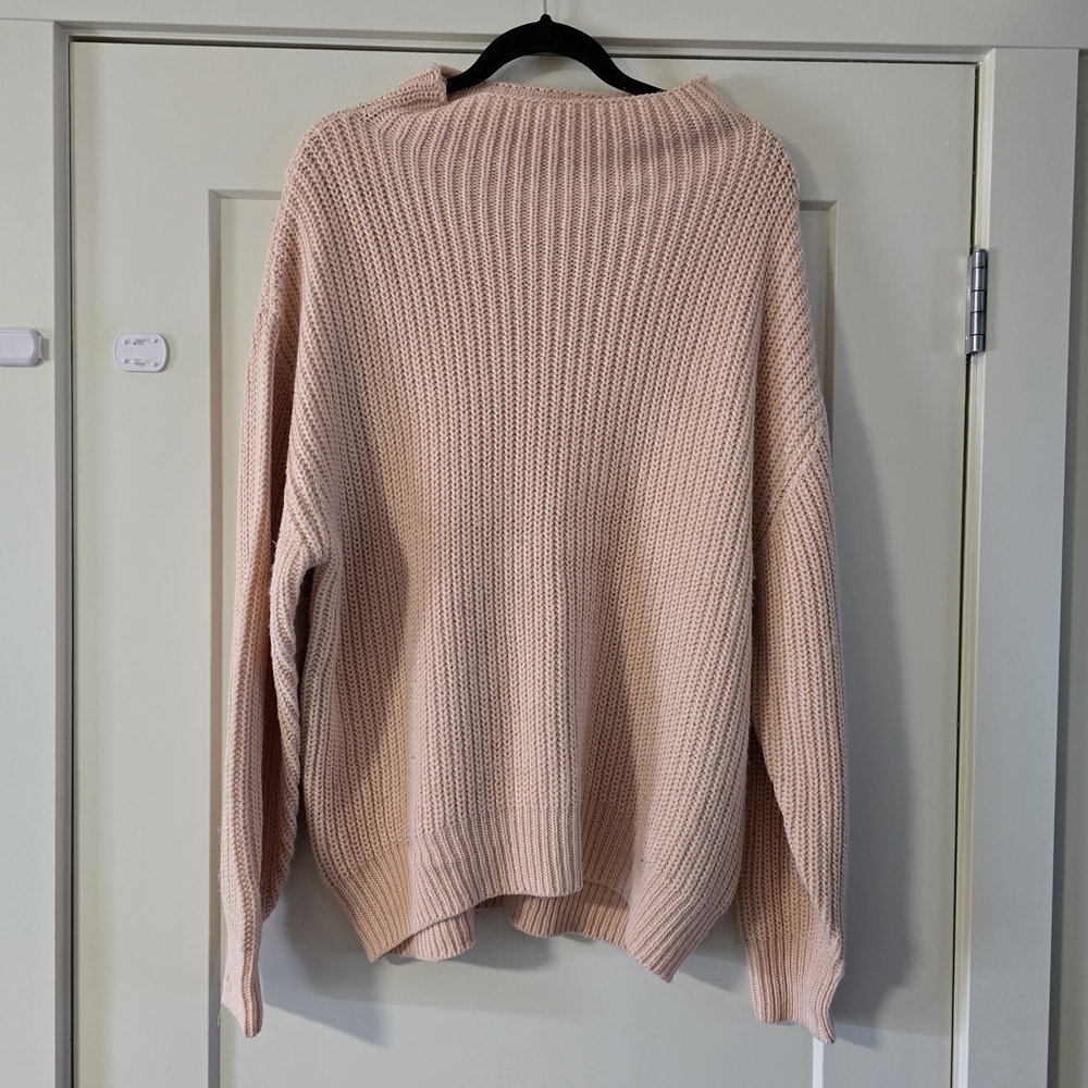 Dex Blush Cowl Neck Sweater